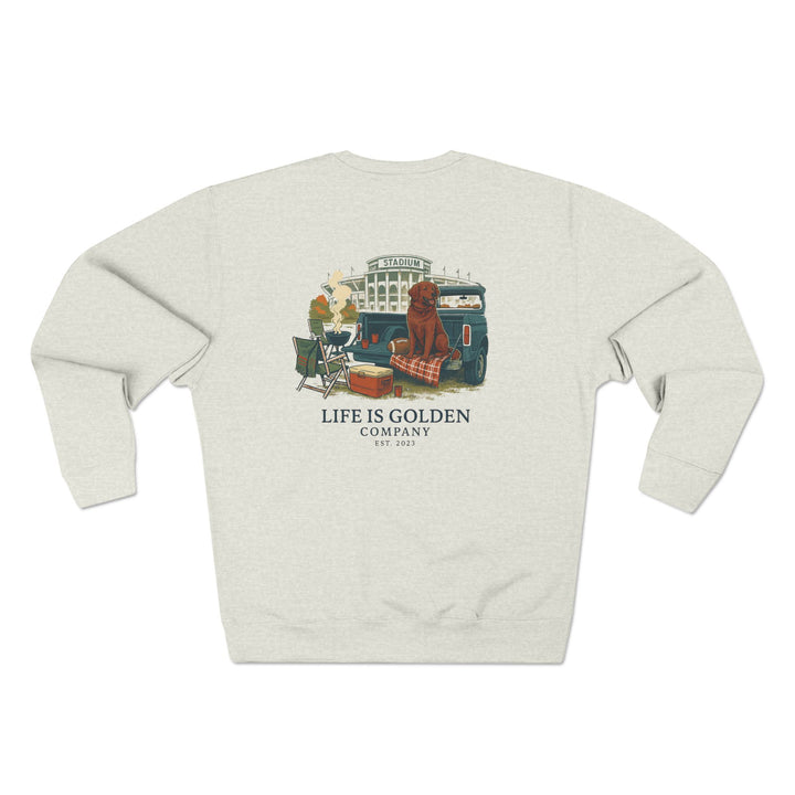 Game Day Sweatshirt - Red Golden Retriever Edition