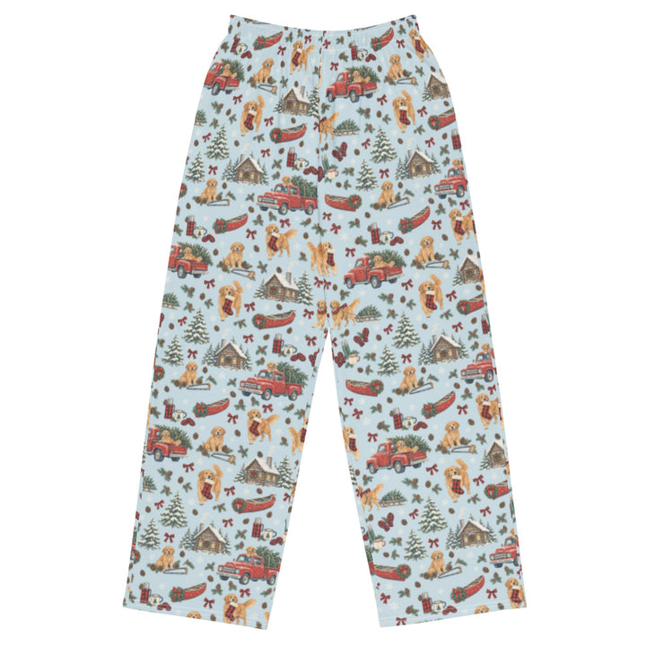 Tree Farm Christmas Wide-Leg Pajama Pants