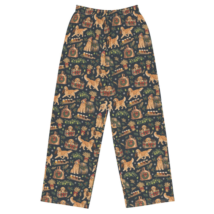Brewmaster's Christmas Wide-Leg Pajama Pants
