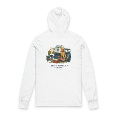 Game Day Hooded Tee - Golden Retriever Edition