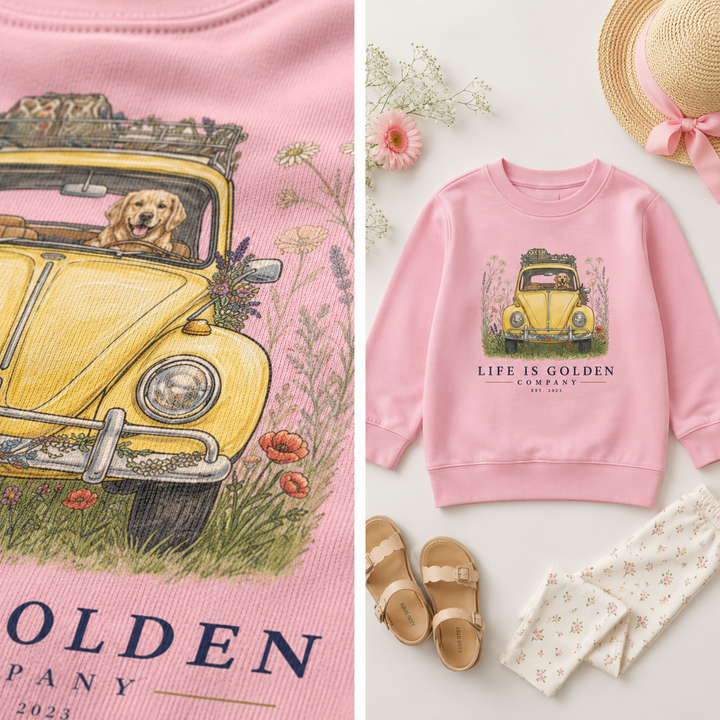 The Wildflower Detour Toddler Crewneck