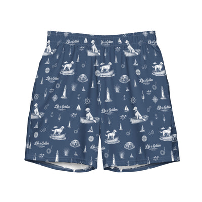 Golden Harbor Swim Trunks