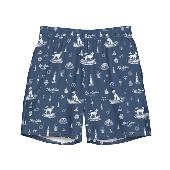 Golden Harbor Swim Trunks