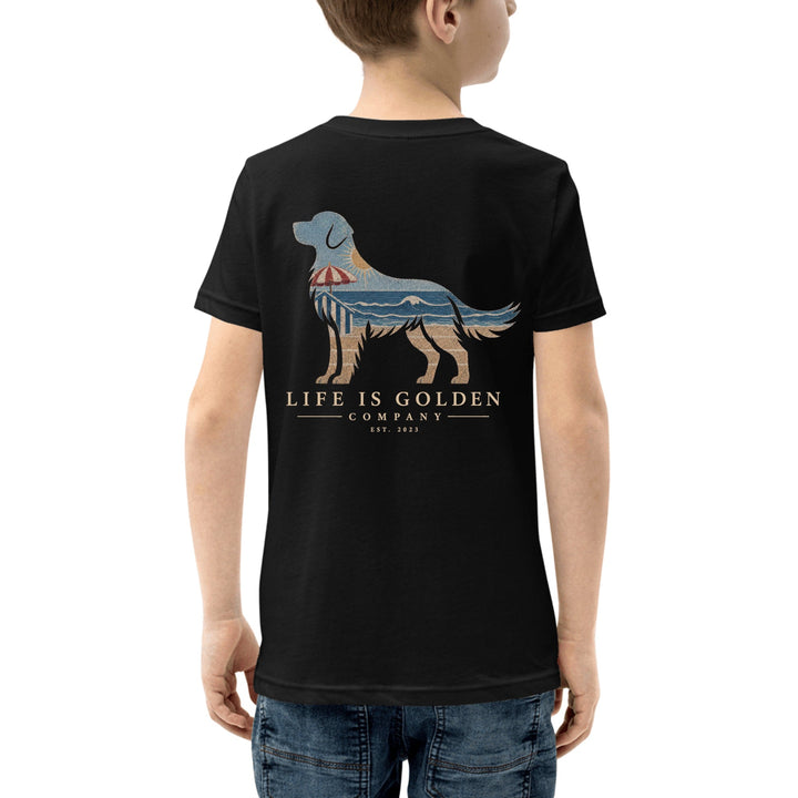 The Beach Day Golden Youth Tee