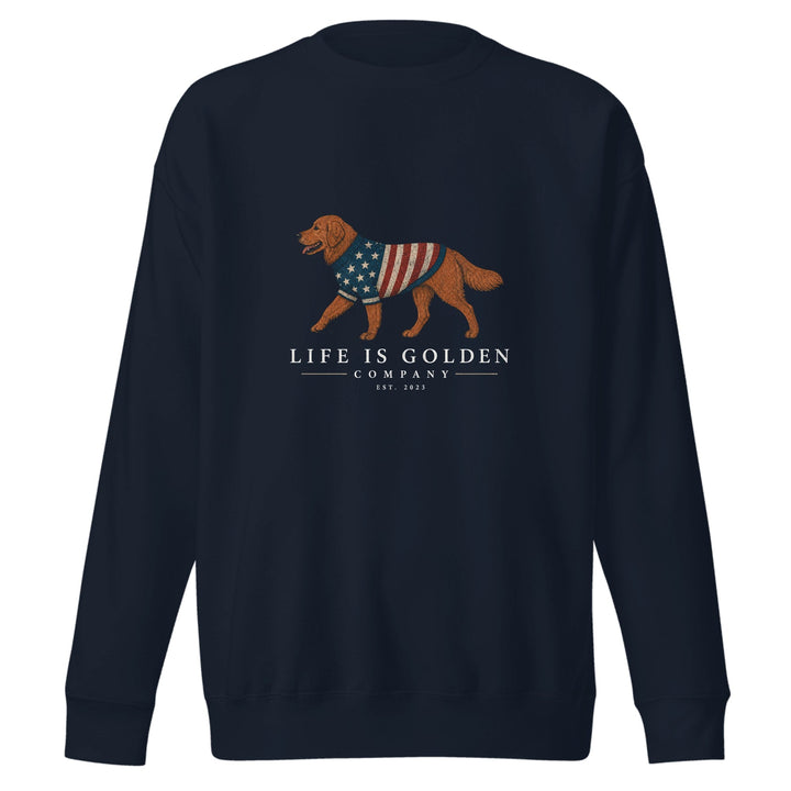 The Old Glory Crewneck — Red