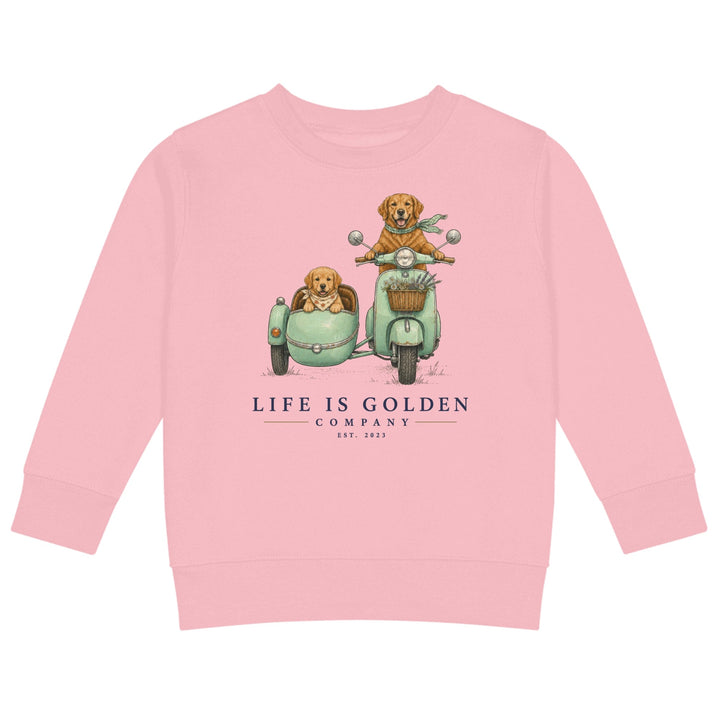 The Sidecar Run Toddler Crewneck