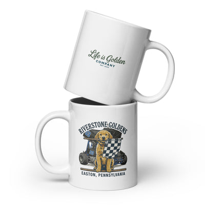 Riverstone Goldens Racing Ceramic mug