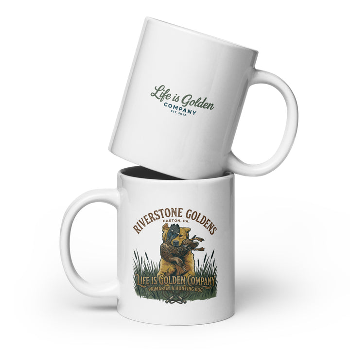 Riverstone Goldens Hunting Ceramic mug