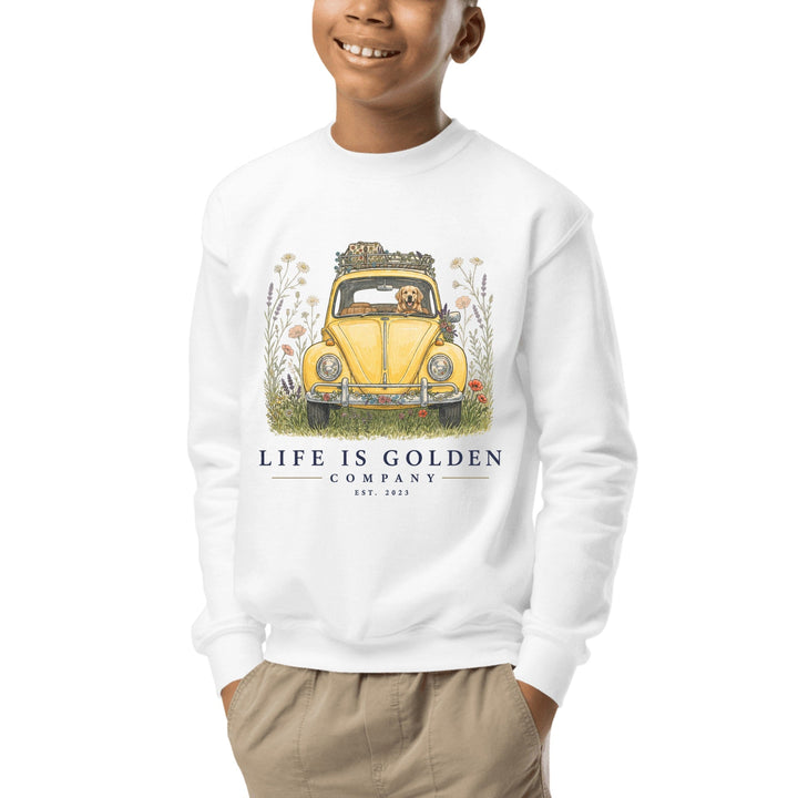 The Wildflower Detour Youth Crewneck