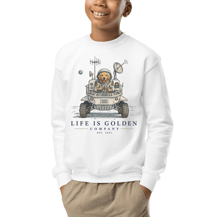 The Cosmic Rover Youth Crewneck