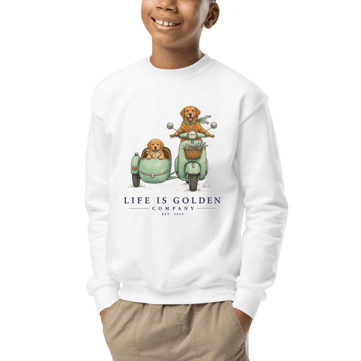 The Sidecar Run Youth Crewneck