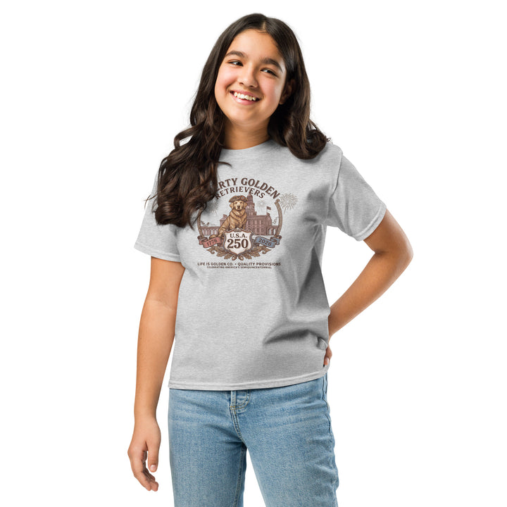 Liberty Goldens Semiquincentennial Youth classic tee