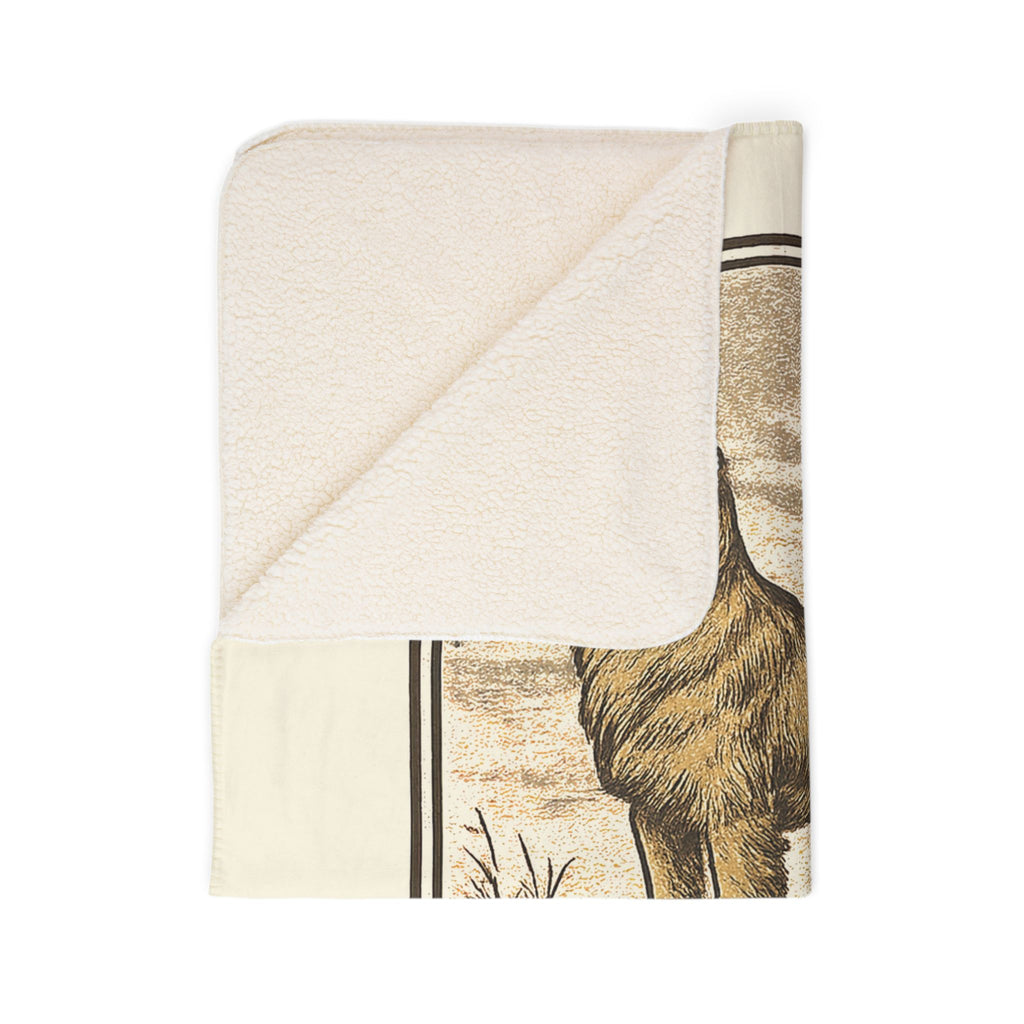 Copperfield's Goldens Cozy Fleece Sherpa Blanket