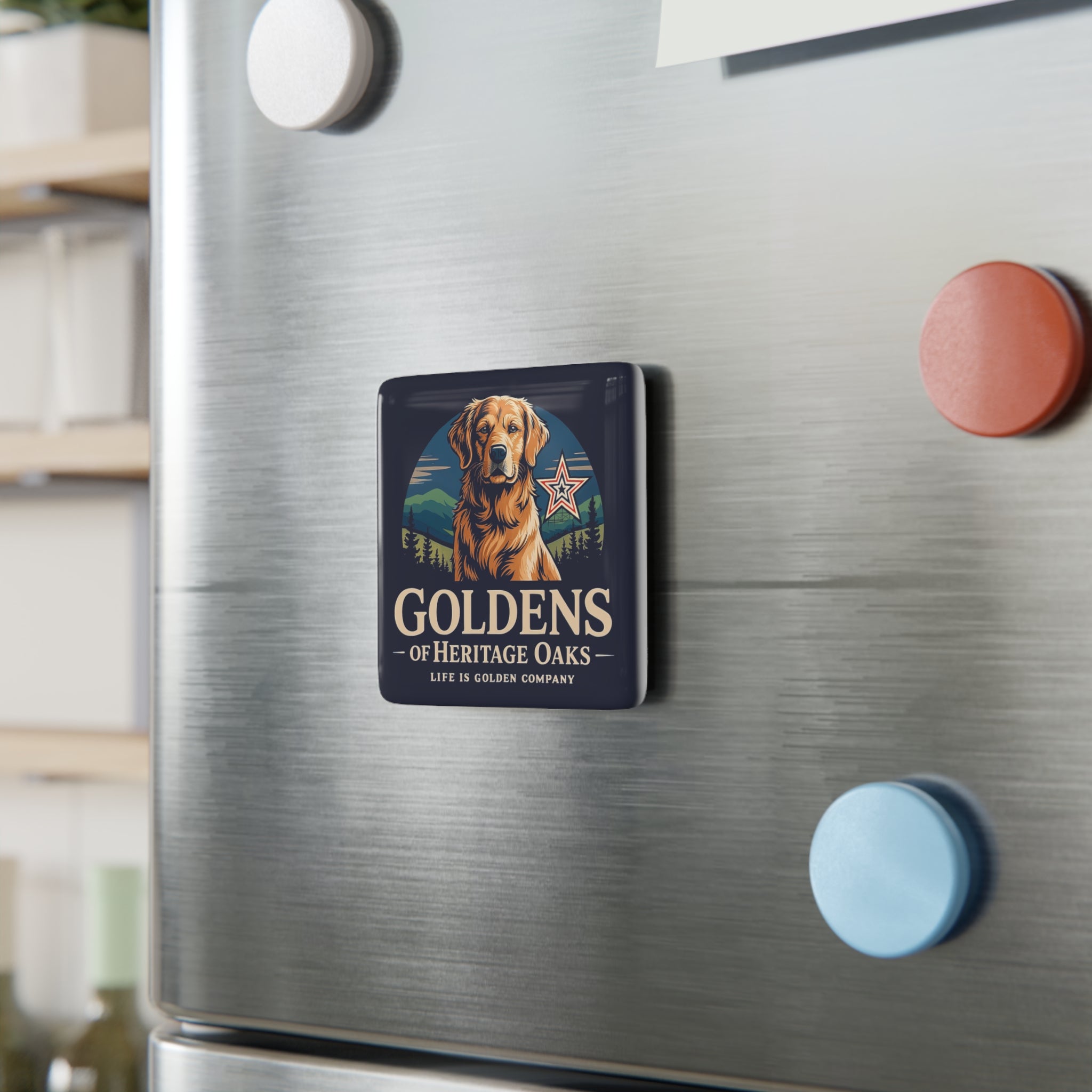 Heritage Oaks Ceramic Magnet