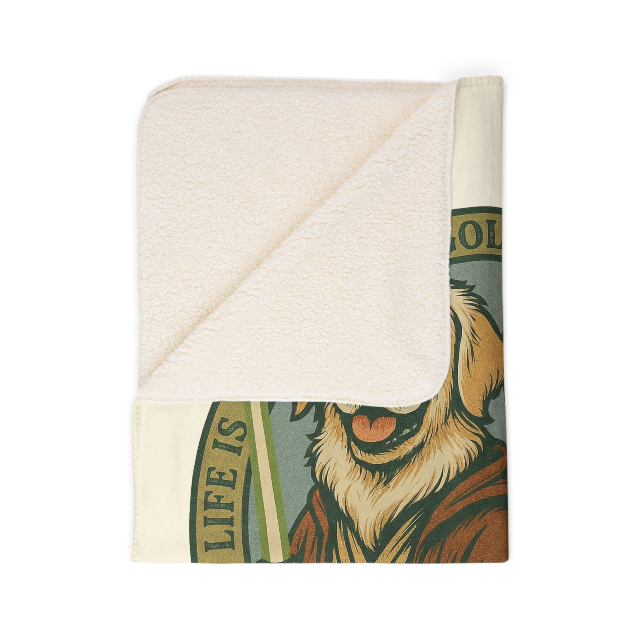 Luke and Leia Cozy Fleece Sherpa Blanket