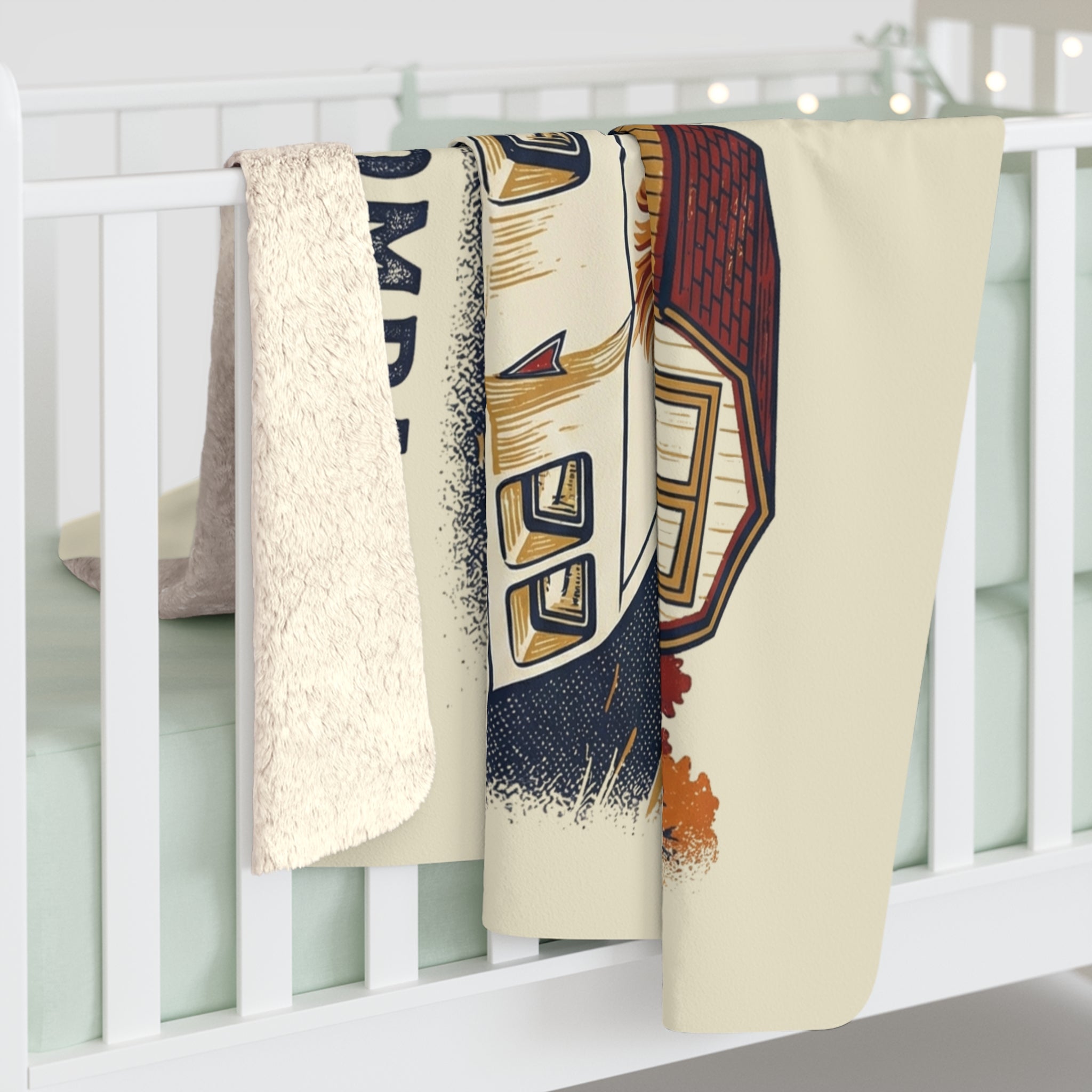 '78 Trans Am Cozy Sherpa Fleece Blanket