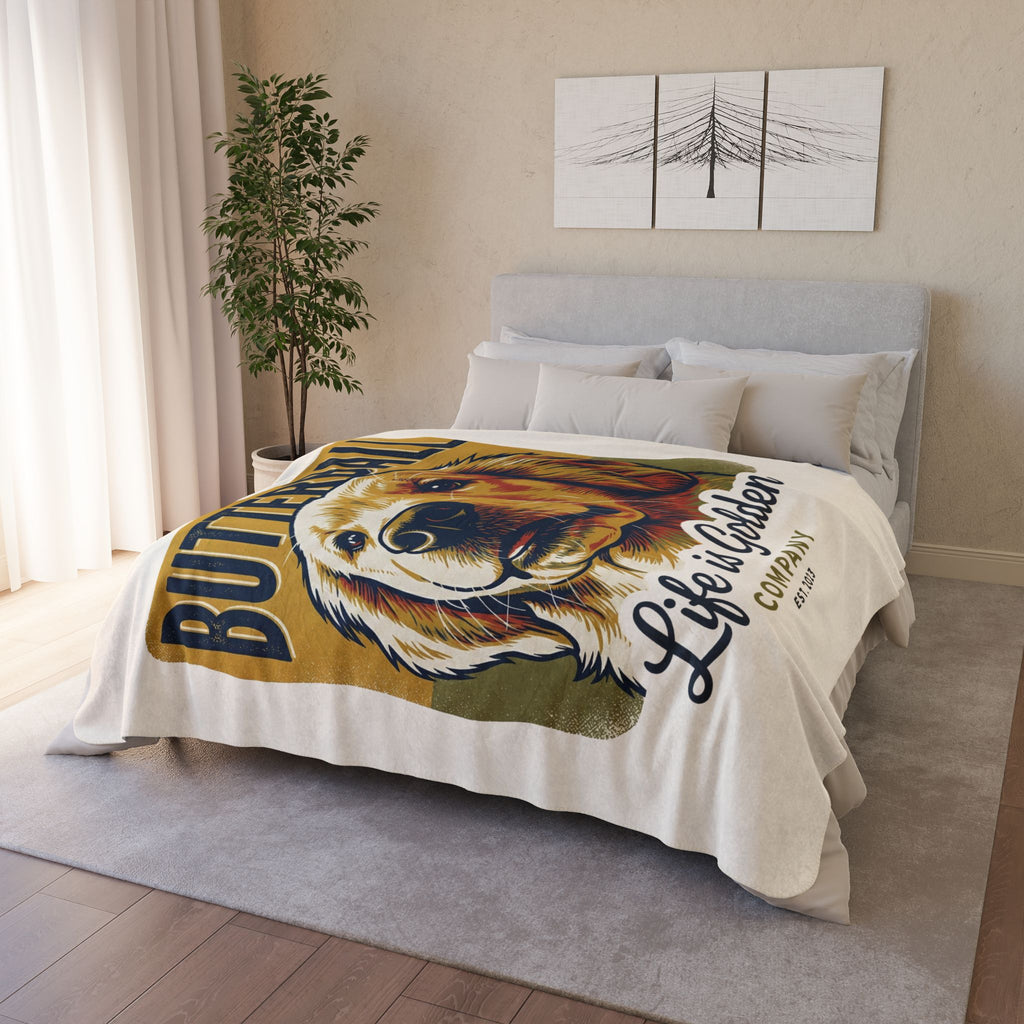 Butterball Cozy Fleece Sherpa Blanket