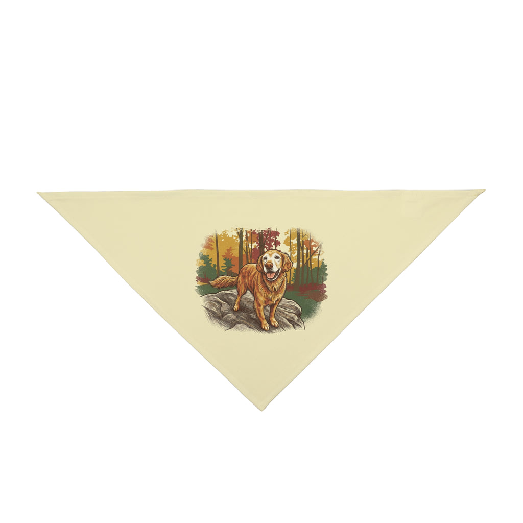 Autumn of a Golden Dog Bandana