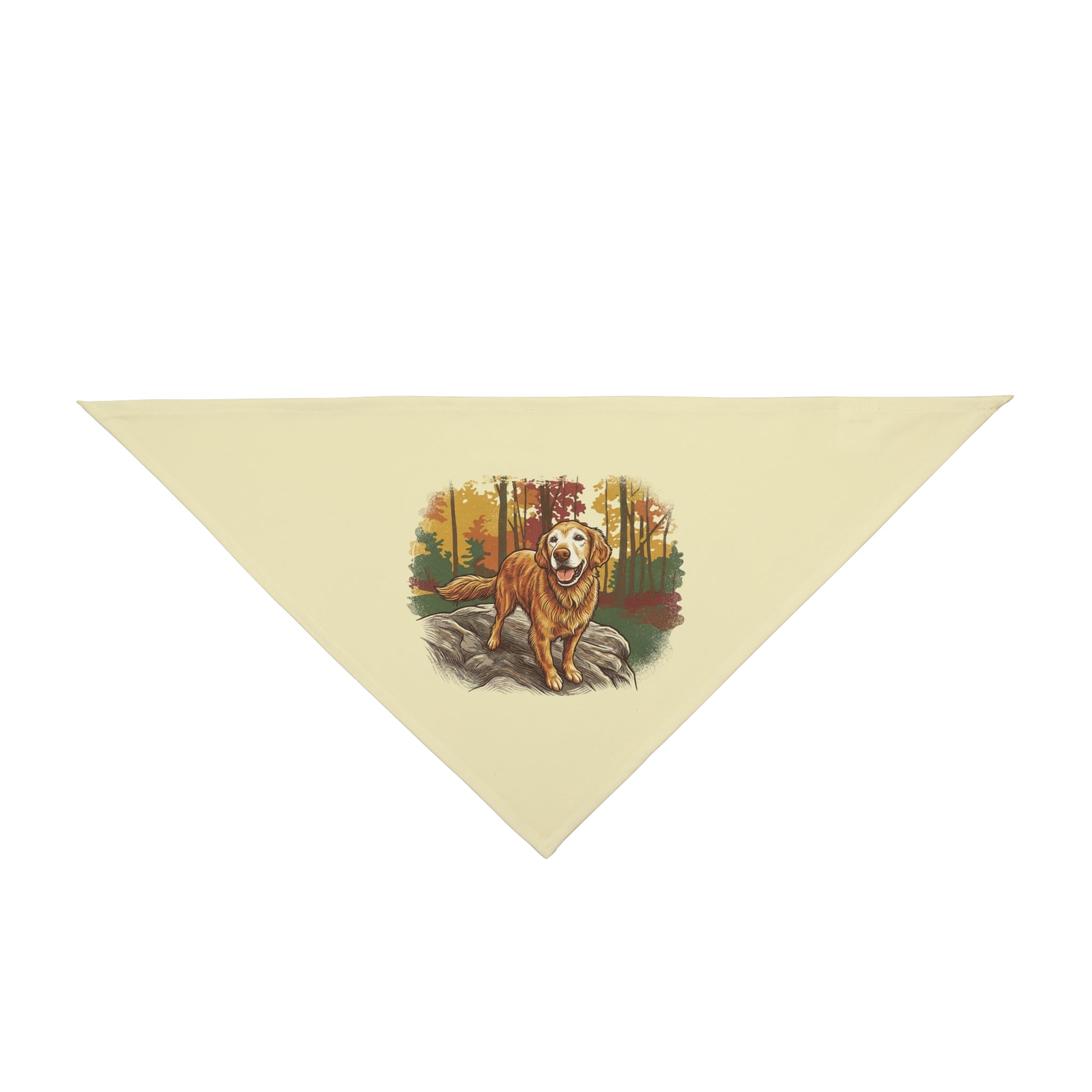 Autumn of a Golden Dog Bandana