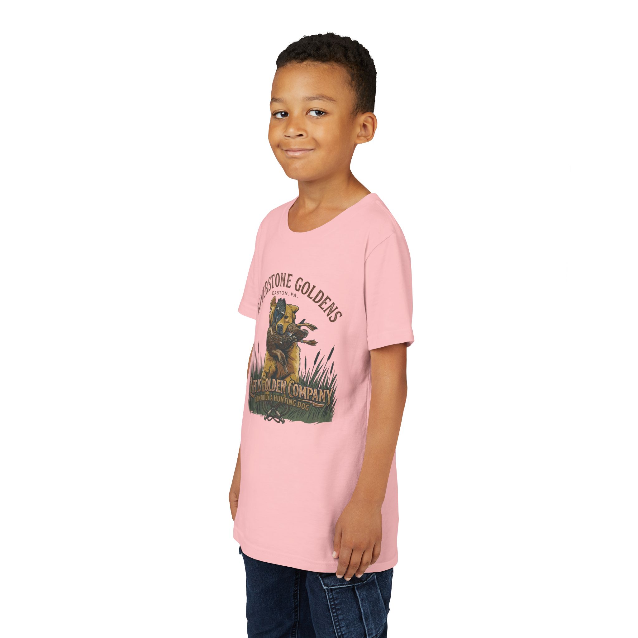 Riverstone Goldens Hunting Unisex Youth Tee