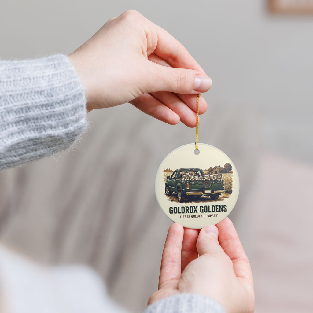 GoldRox - Squad Goals Ceramic Ornament