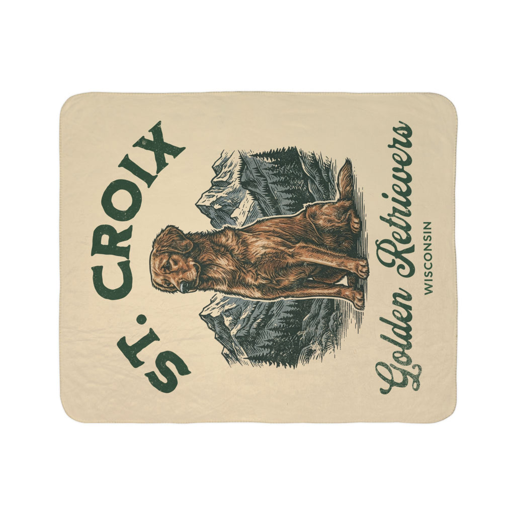 St. Croix Cozy Fleece Sherpa Blanket