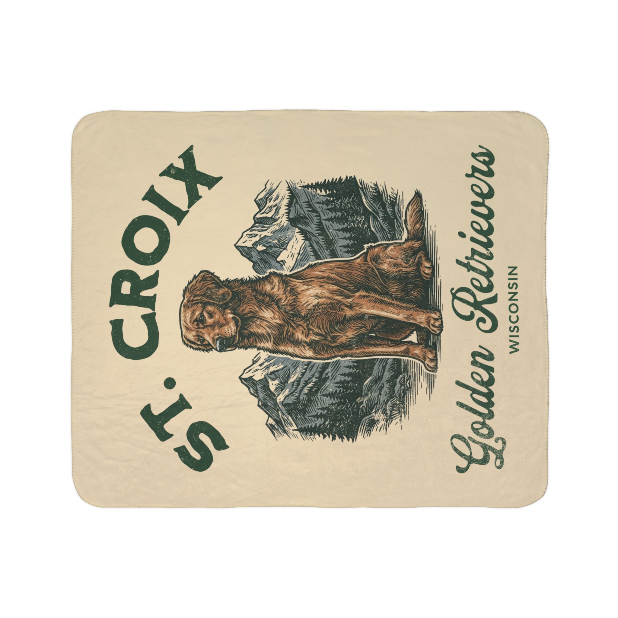 St. Croix Cozy Fleece Sherpa Blanket