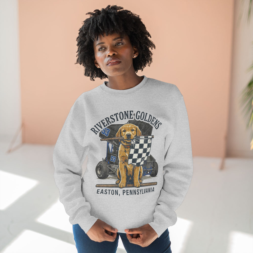 Riverstone Goldens Racing Unisex Crew Neck Sweatshirt