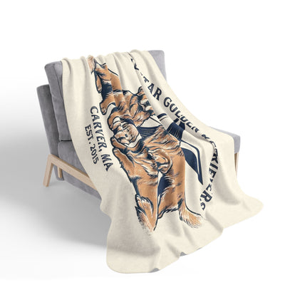 Blue Star Cozy Fleece Sherpa Blanket