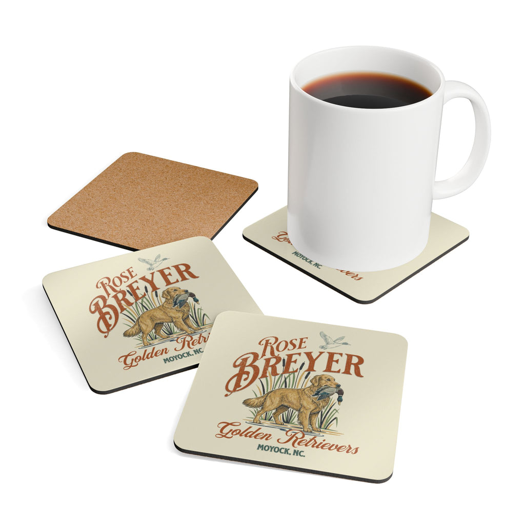 Rose Breyer Corkwood Coaster Set I