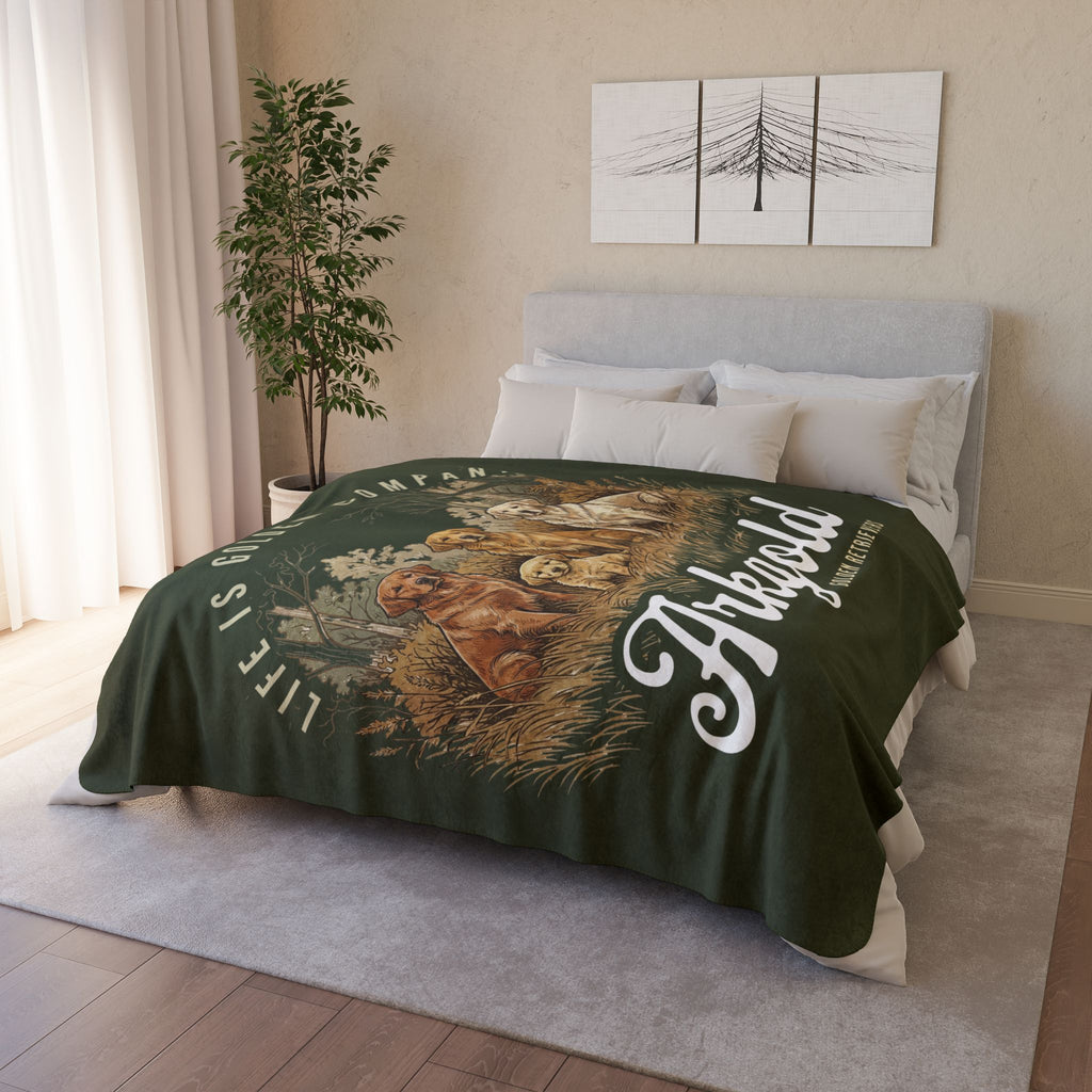 Arkgold Cozy Fleece Sherpa Blanket