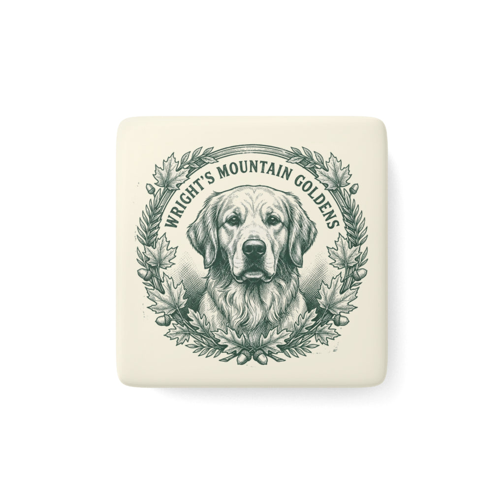 Wright's Mountain Goldens Ceramic Magnet