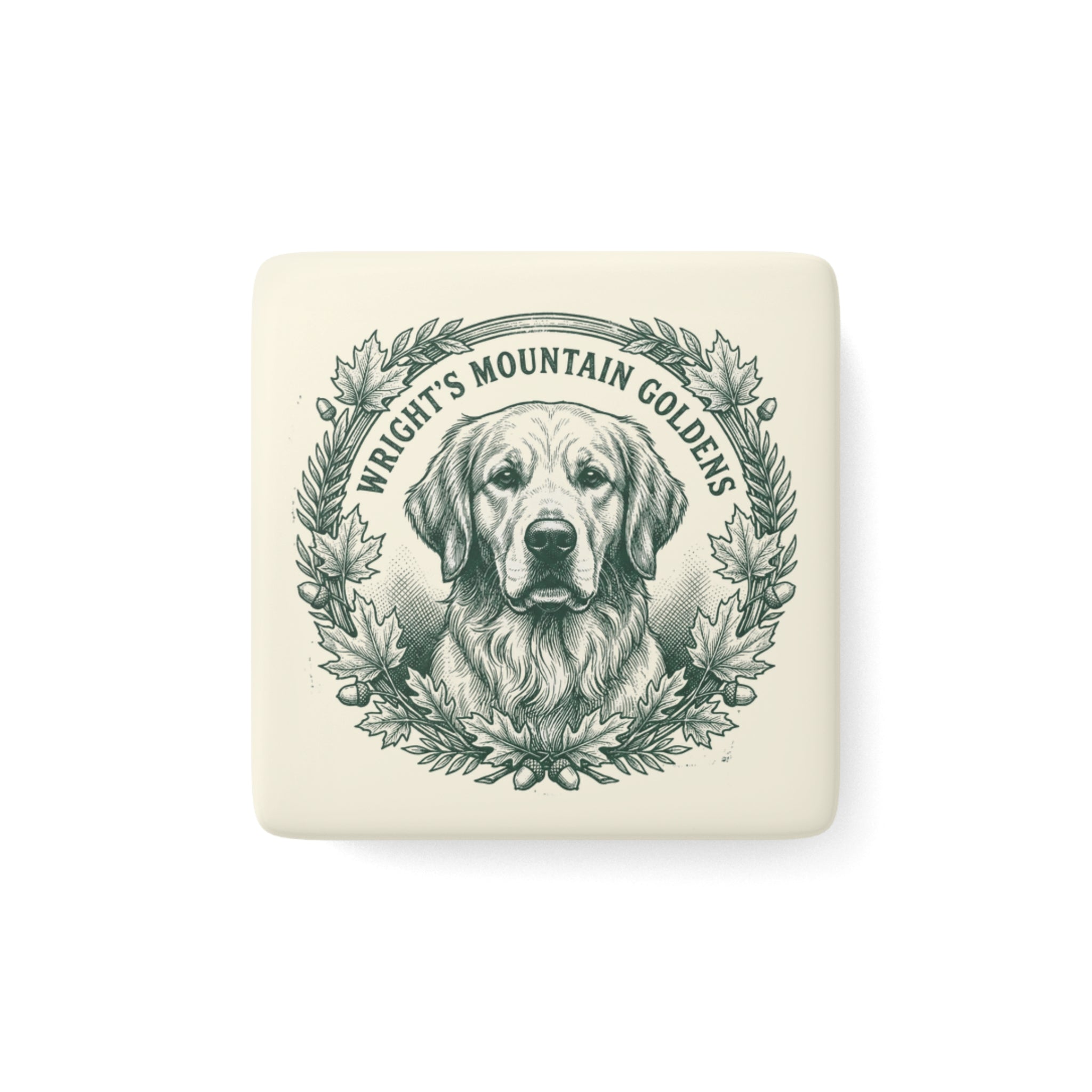 Wright's Mountain Goldens Ceramic Magnet