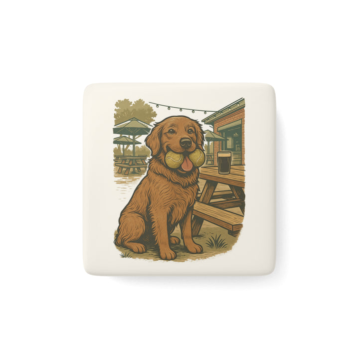 Ball is Life Ceramic Magnet