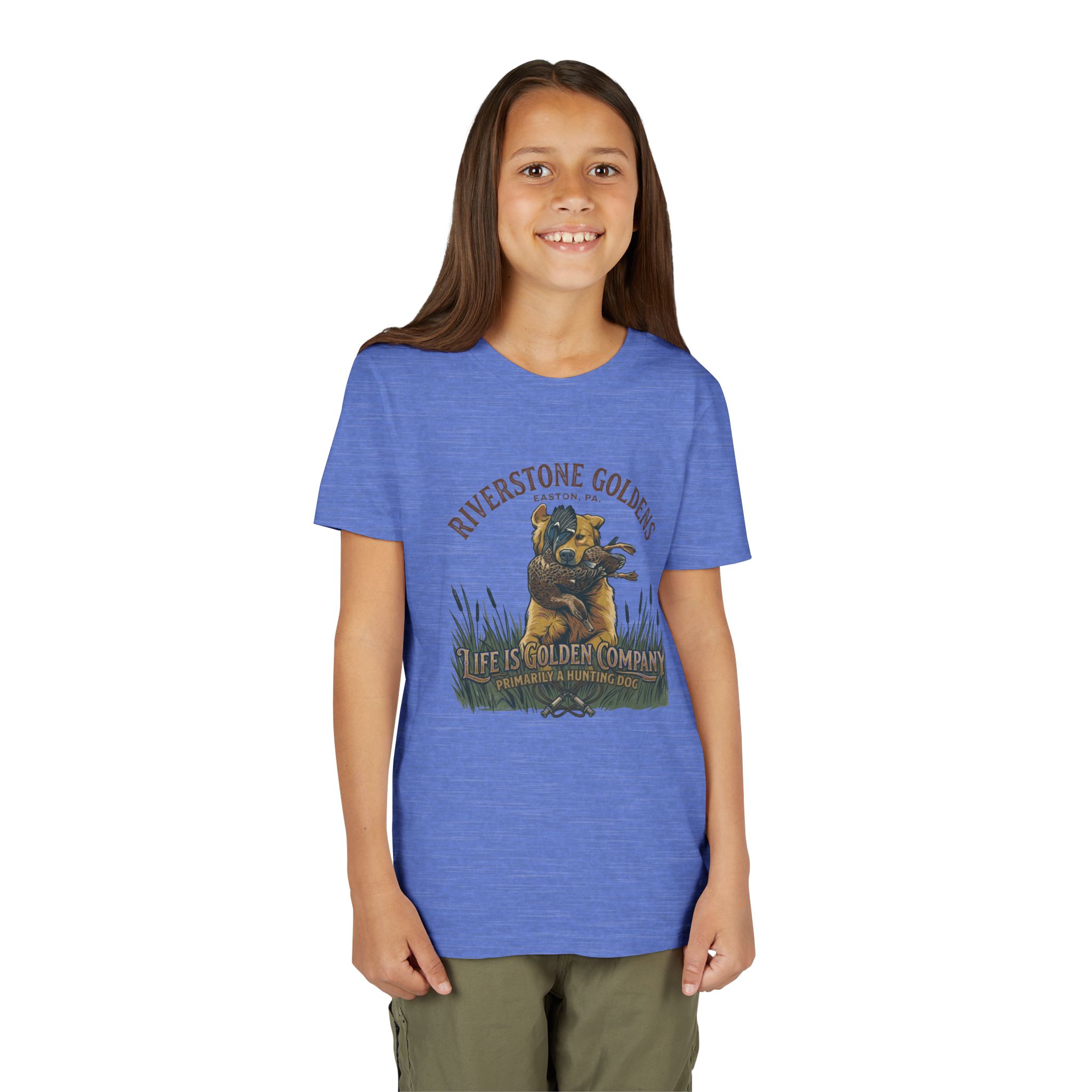 Riverstone Goldens Hunting Unisex Youth Tee