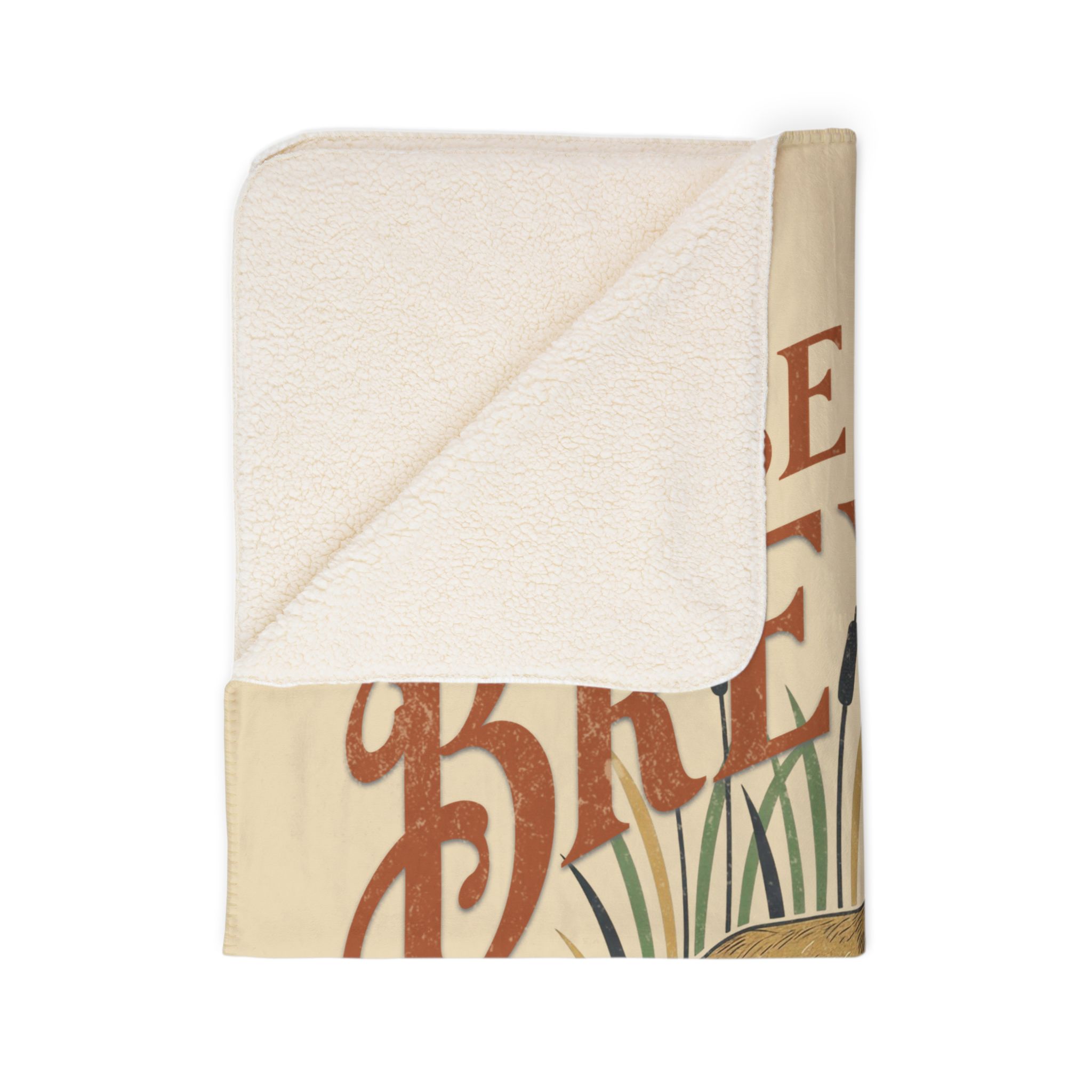 Rose Breyer Cozy Fleece Sherpa Blanket I