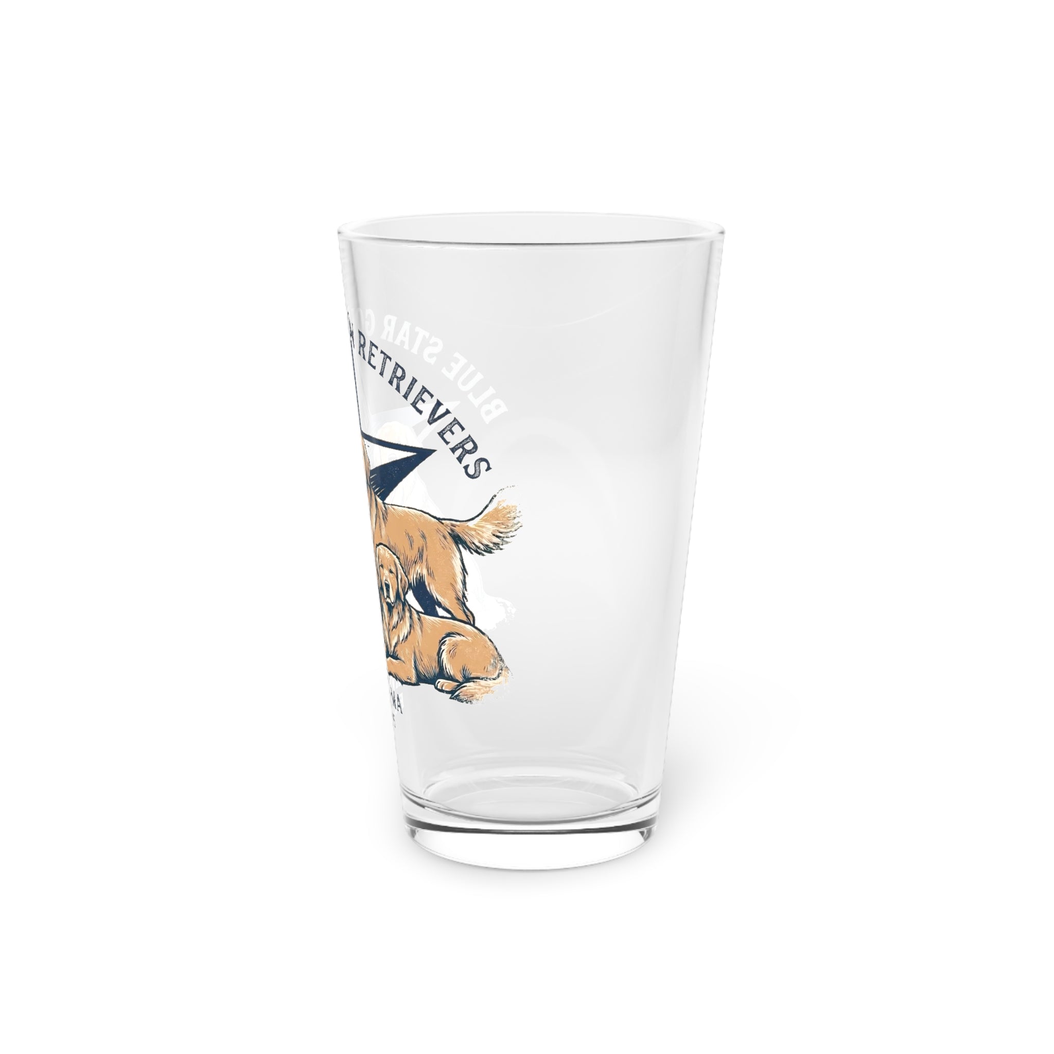 Blue Star Pint Glass