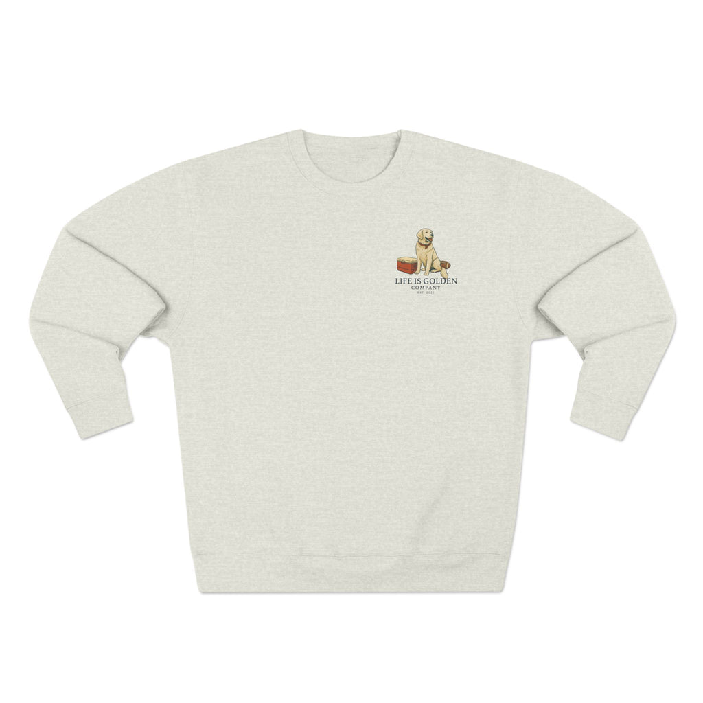 Game Day Sweatshirt - English Cream Golden Retriever Edition