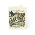 White Stone Goldens 4.25" x 5.5" Greeting Card with Envelope