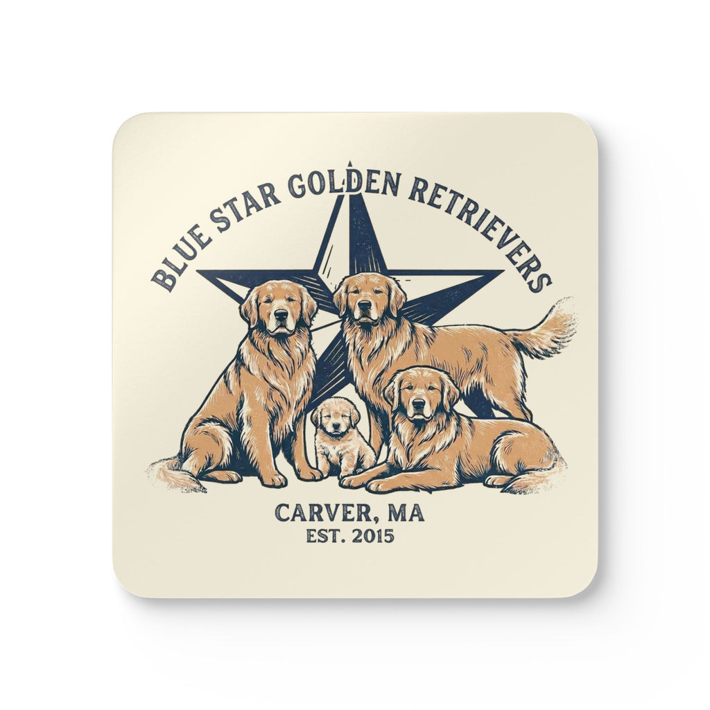 Blue Star Corkwood Coaster Set