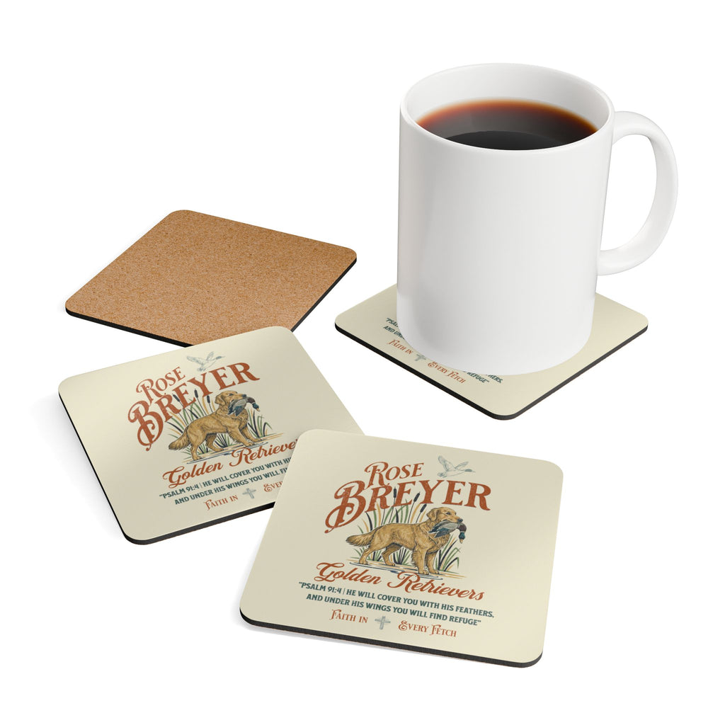 Rose Breyer Corkwood Coaster Set II