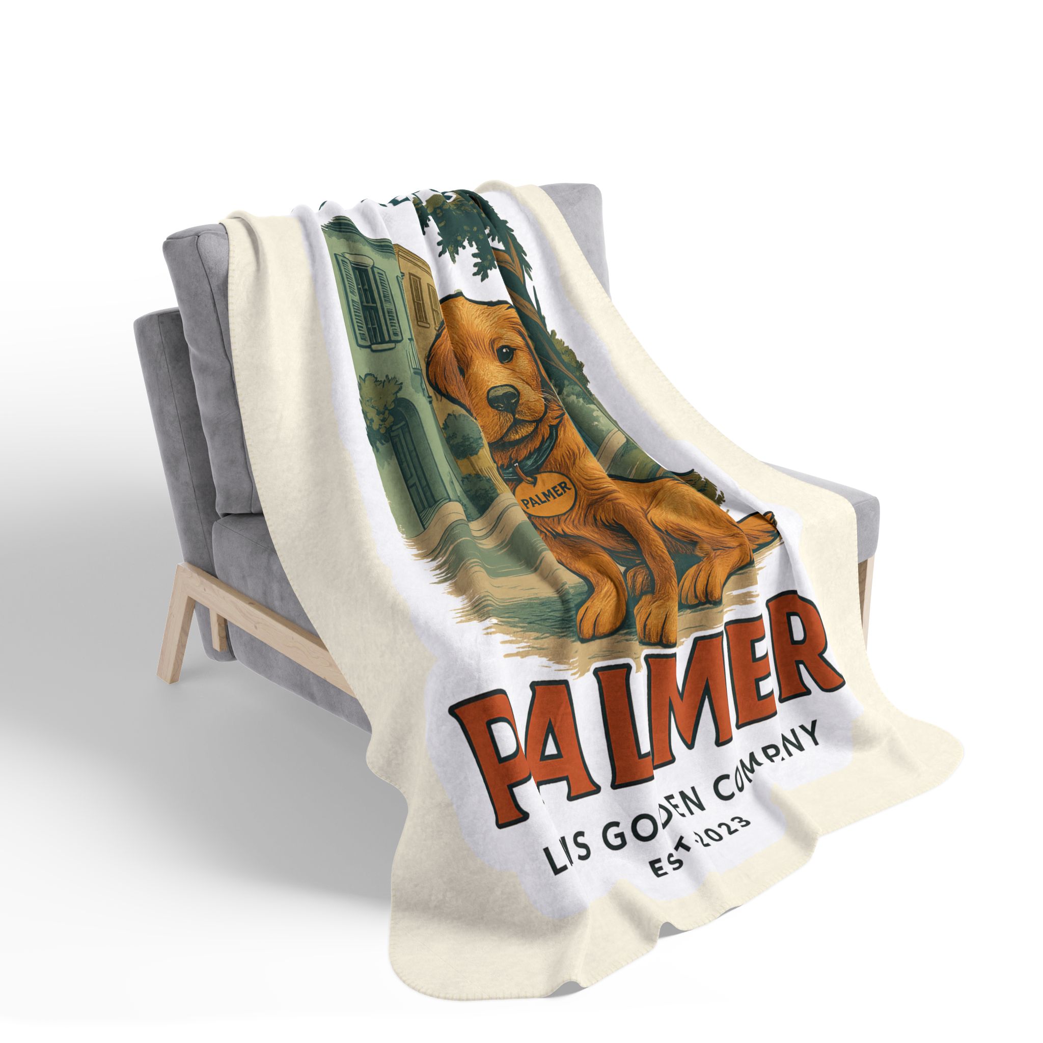 The Adventures of Palmer Cozy Fleece Sherpa Blanket