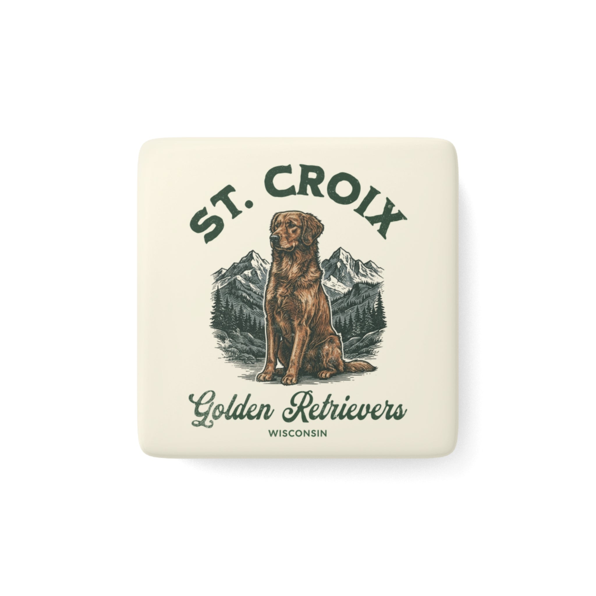 St. Croix Ceramic Magnet