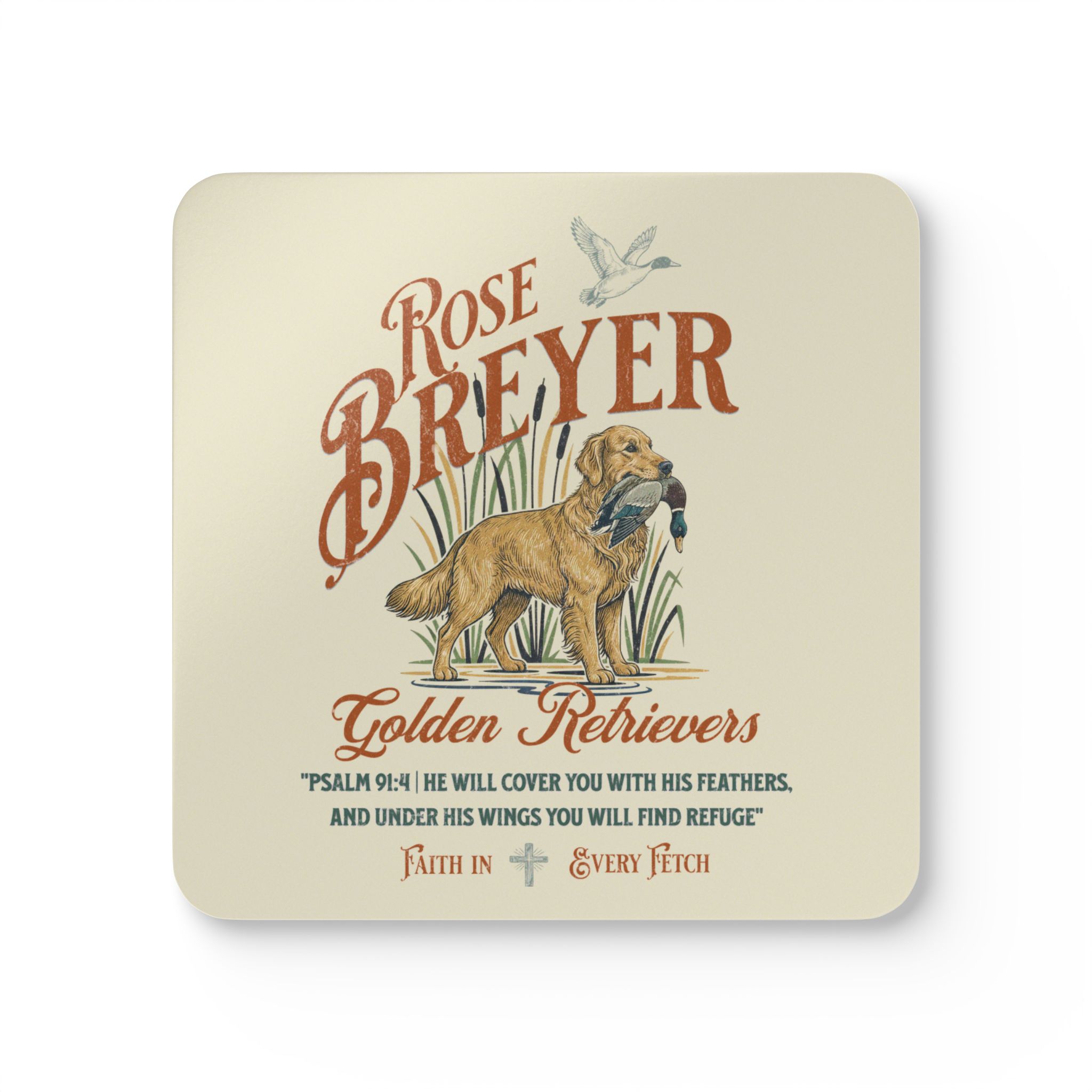 Rose Breyer Corkwood Coaster Set II