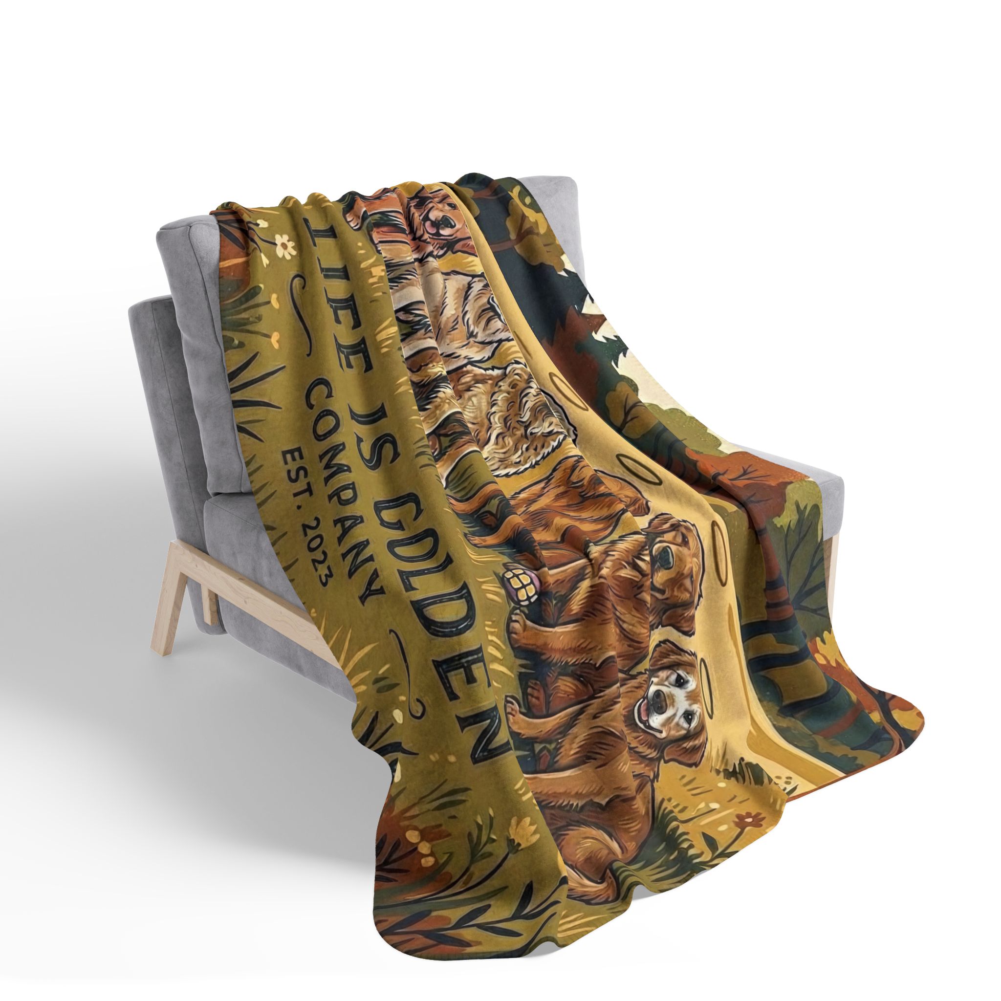 All Our Loved Ones Cozy Fleece Sherpa Blanket