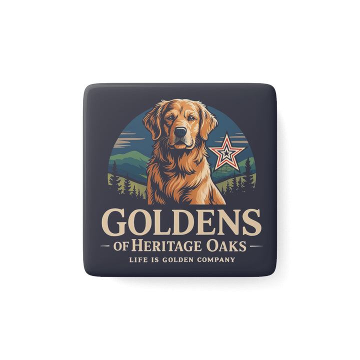 Heritage Oaks Ceramic Magnet