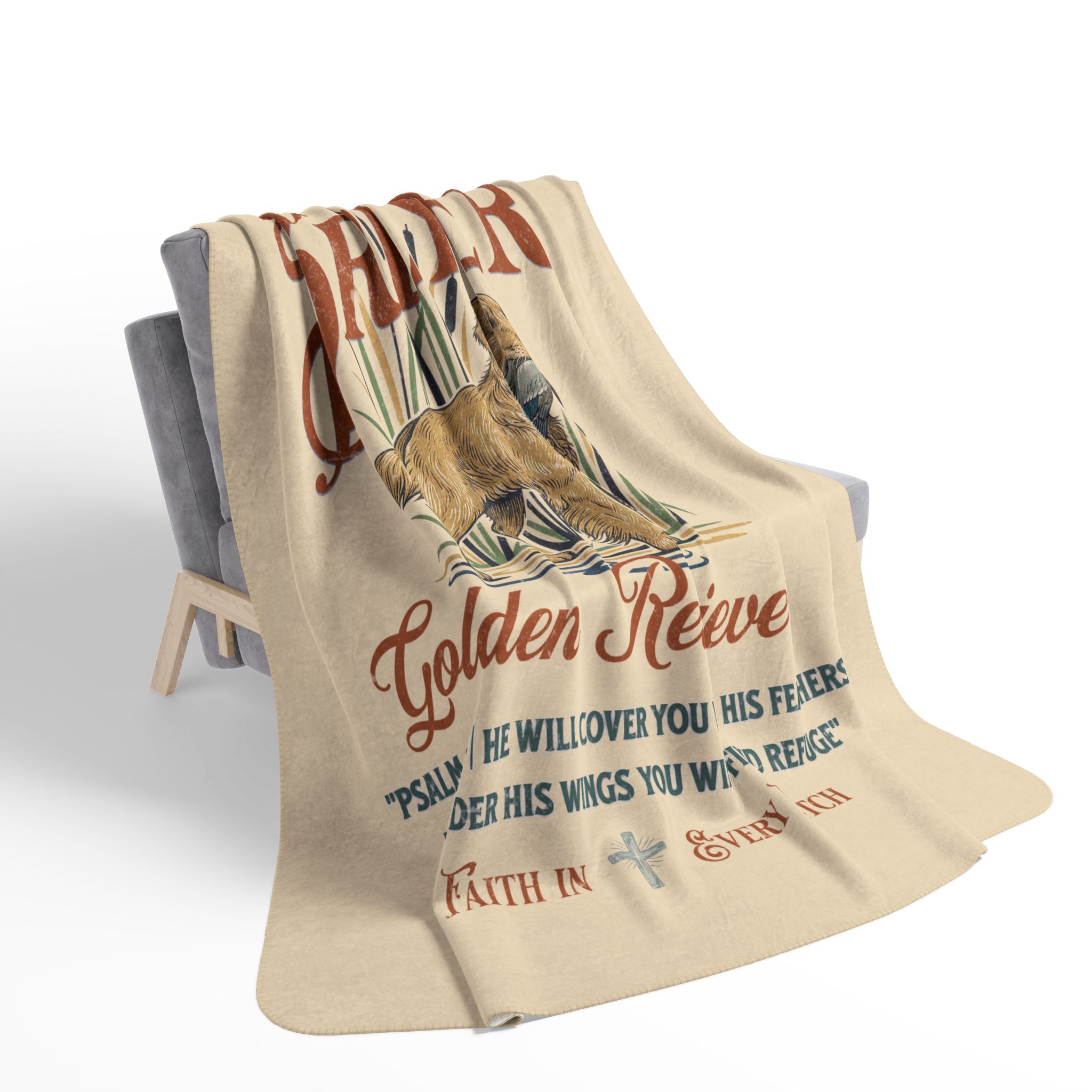 Rose Breyer Cozy Fleece Sherpa Blanket II
