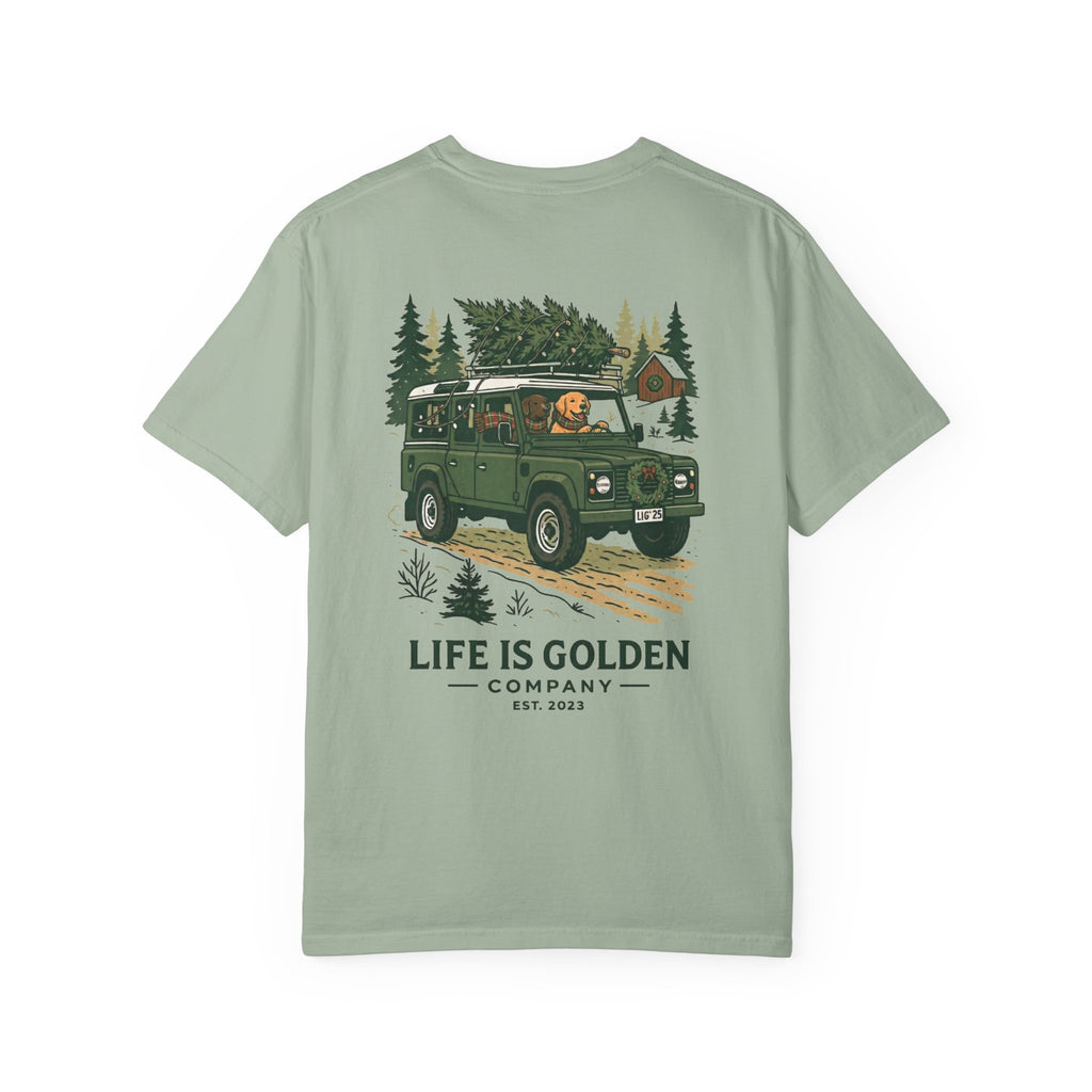 Golden Defender - Dark Golden Edition Unisex Garment-Dyed T-shirt