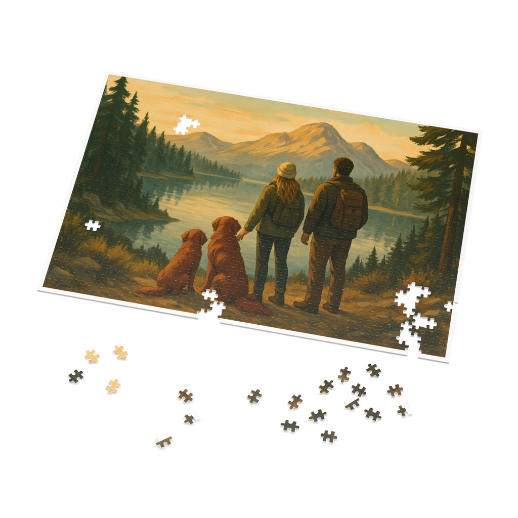 The View We Share 1000 piece Jigsaw Puzzle with Tin