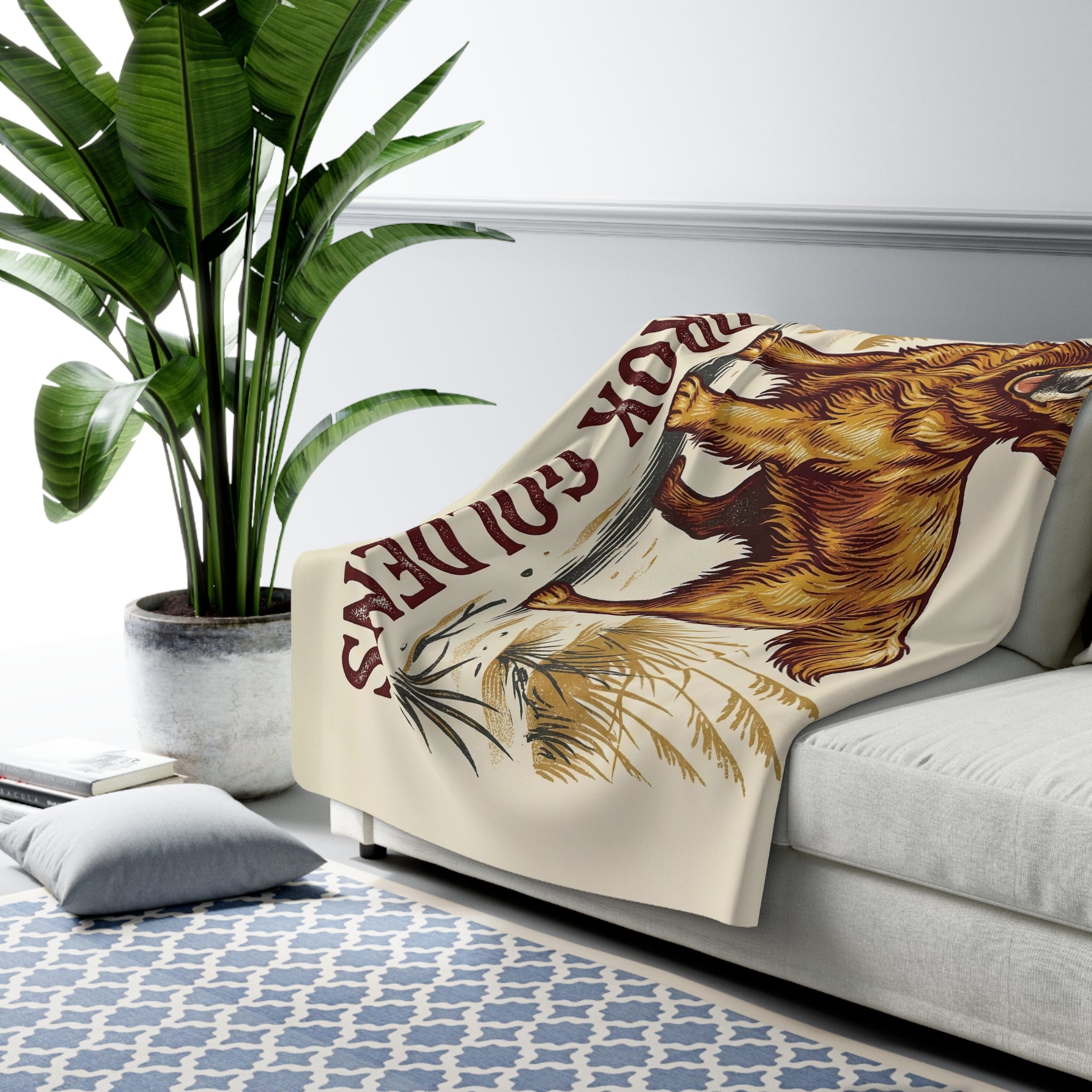 Goldrox Cozy Sherpa Fleece Blanket